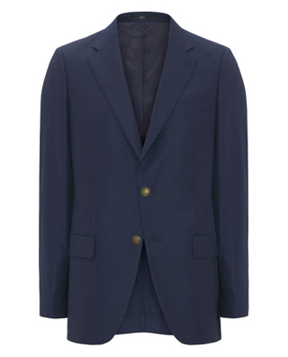 Unstructured blazer in Four Season wool in navy