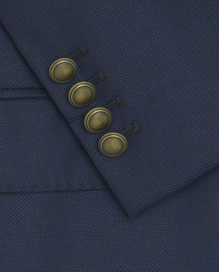 Unstructured blazer in Four Season wool in navy