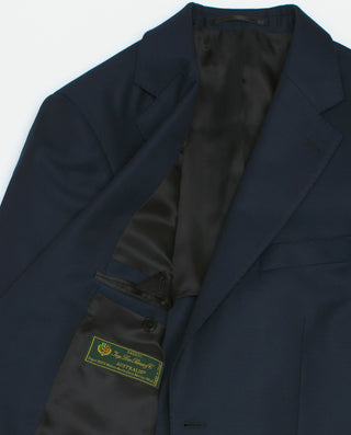 Unstructured blazer in Four Season wool in navy