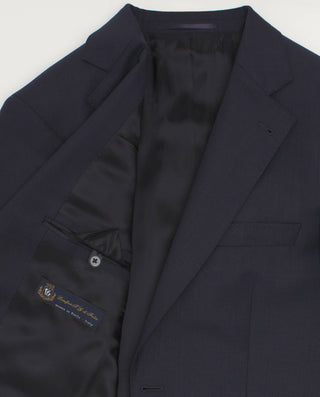 Traje azul marino de lana cuadro Príncipe de Gales