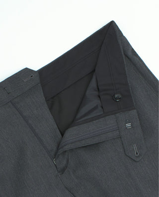 Traje gris medio de lana estructura de espiga by M | 04877_0050_4