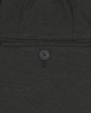 Gray joggers in technical with structure