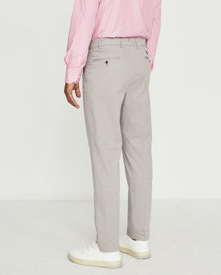 Pantalón regular fit algodón strech gris by MIRTO