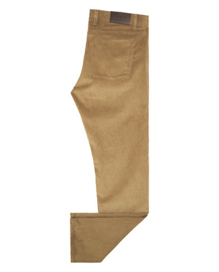 Pantalón casual tostado 5 bolsillos de pana