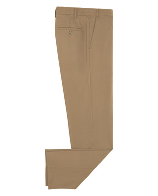 Beige pleated trousers