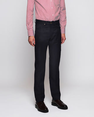 Pantalón hombre 5 bolsillos regular fit satén