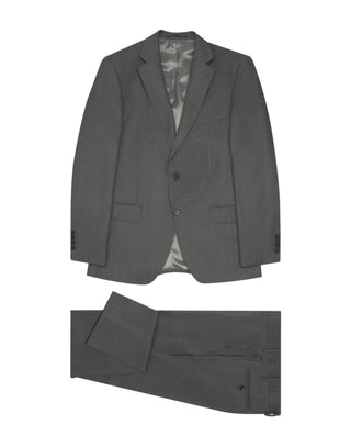 Traje regular ojo de perdiz lana 130'S gris by MIR
