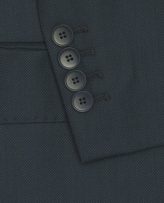 Traje regular ojo de perdiz lana 130'S marino by M