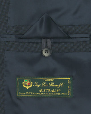 Traje regular ojo de perdiz lana 130'S marino by M