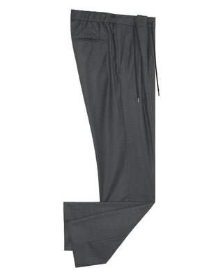 Pantalón jogger gris en lana fina by MIRTO | 05003_0053_4