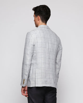 Chaqueta gris cuadro ventana by MIRTO | 05041_0050_2