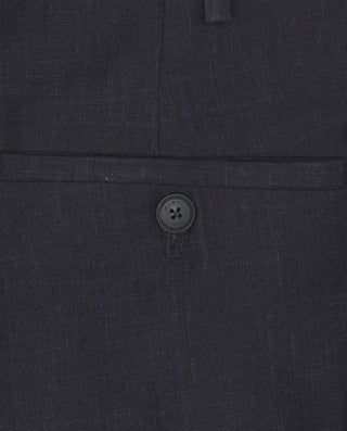 Pantalón con pliegues regular fit de lino by MIRTO | 05142_0052_2
