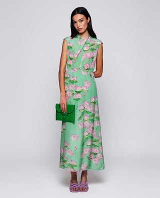 Vestido midi estampado floral. by MIRTO | 05207_0050_3
