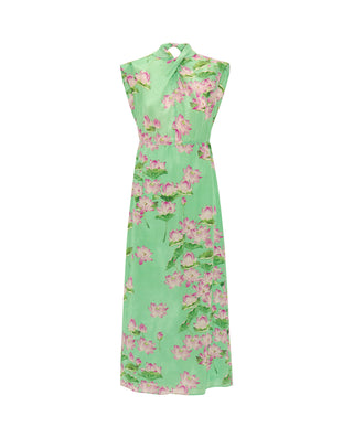 Vestido midi estampado floral. by MIRTO | 05207_0050_4