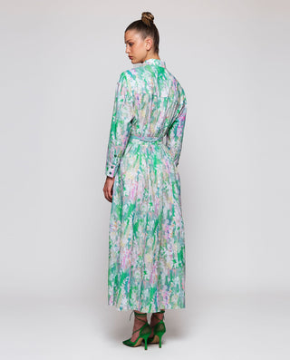 Vestido camisero estampado algodón by MIRTO | 05223_0050_2