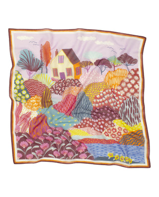 Pañuelo estampado en voile de algodón seda by MIRT | 05252_0050_2