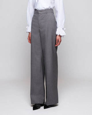 Pantalón traje gris de lana by MIRTO | 05263_0051_1