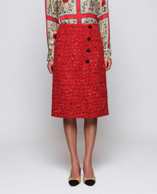 Falfa roja de tweed by MIRTO | 05266_0050_1