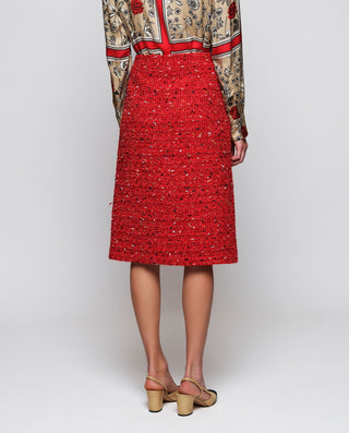 Falfa roja de tweed by MIRTO | 05266_0050_2
