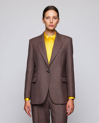 Blazer cuadros de lana by MIRTO | 05269_0050_1