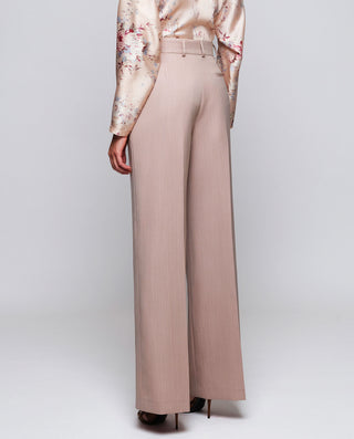 Pantalón traje rosa de lana by MIRTO | 05277_0050_2