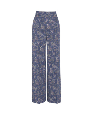 Pantalón denim estampado paisley by MIRTO | 05288_0050_4
