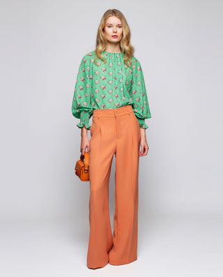 Pantalón fluido melocotón by MIRTO | 05293_0050_3