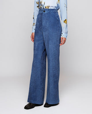 Pantalón de pana azul by MIRTO | 05299_0050_1