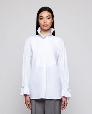 Camisa blanca de algodón by MIRTO | 05319_0050_1