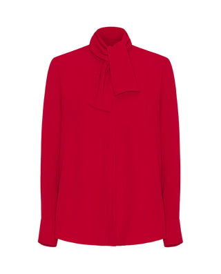 Blusa roja con lazada by MIRTO | 05346_0050_4