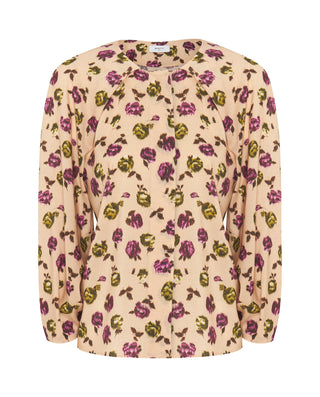Blusa melocotón estampado floral by MIRTO | 05355_0050_4