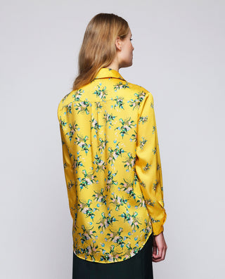 Blusa amarilla estampado floral by MIRTO | 05356_0050_2