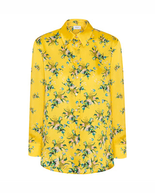Blusa amarilla estampado floral by MIRTO | 05356_0050_4