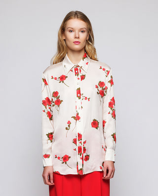 Blusa estampado floral rojo by MIRTO | 05360_0050_1