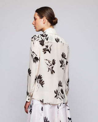 Blusa crema estampado floral by MIRTO | 05362_0050_2