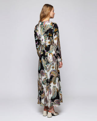 Vestido midi estampado paisley by MIRTO | 05428_0050_2