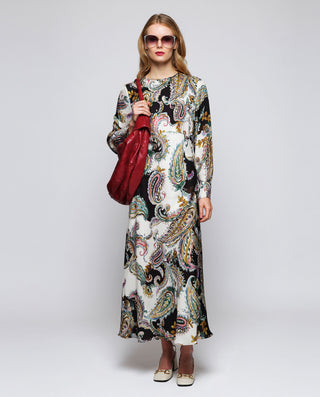 Vestido midi estampado paisley by MIRTO | 05428_0050_3
