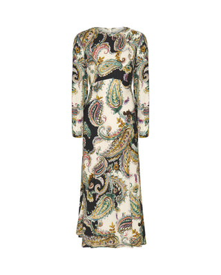 Vestido midi estampado paisley by MIRTO | 05428_0050_4