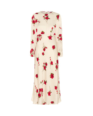 Vestido midi estampado floral by MIRTO | 05429_0050_4