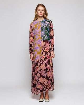 Vestido de gasa estampado patchwork paisley m by M | 05436_0050_1