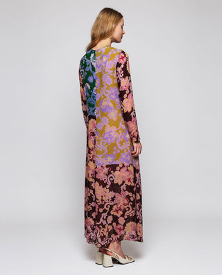 Vestido de gasa estampado patchwork paisley m by M | 05436_0050_2
