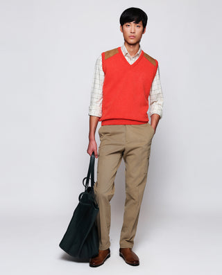 Camisa casual de algodón cuadros verde