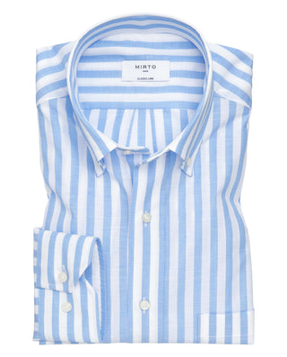 Camisa casual de algodón rayas by MIRTO