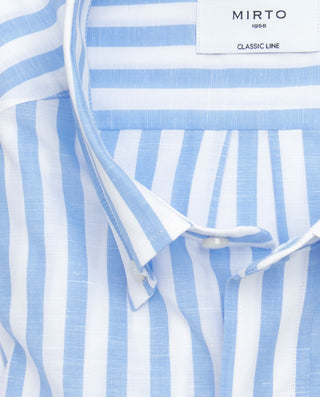 Camisa casual de algodón rayas by MIRTO