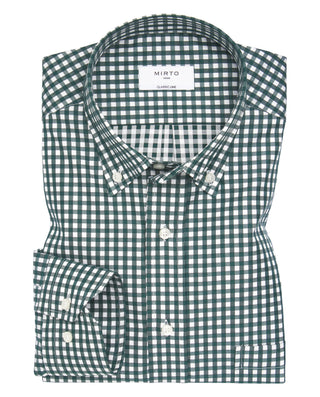 Camisa casual manga larga cuadros by MIRTO