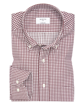 Camisa casual manga larga cuadros by MIRTO