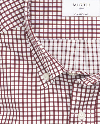 Camisa casual manga larga cuadros by MIRTO