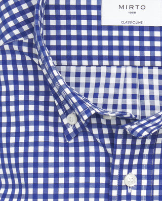 Camisa casual manga larga cuadros by MIRTO