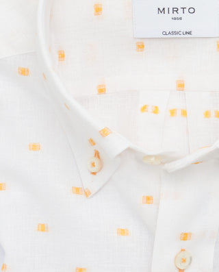 Camisa casual manga larga fil coupé by MIRTO