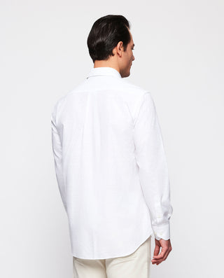 Jacquard long sleeve casual shirt